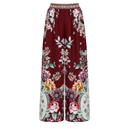 Hollow out Peony Print Swimsuit Set(s)