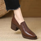 Carolyn Chunky Heeled Pumps