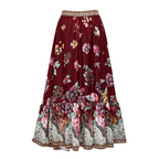 Hollow out Peony Print Swimsuit Set(s)