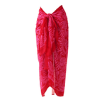 Adjustable shoulder straps Red Print Cut Out Swimsuit Set(s)