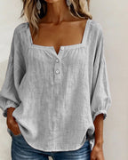 Lumi™ | Casual Button Blouse