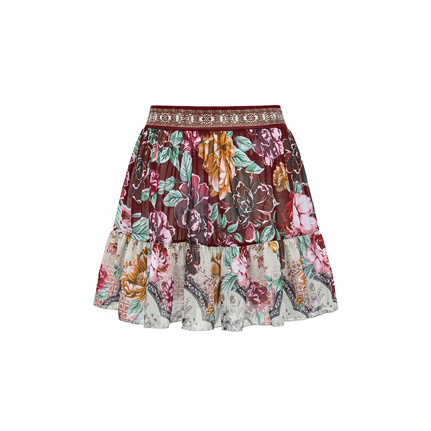 Neckband Peony Print Swimsuit Set(s)