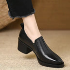 Carolyn Chunky Heeled Pumps