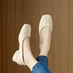 Marcelle Genuine Leather Ballet Flats