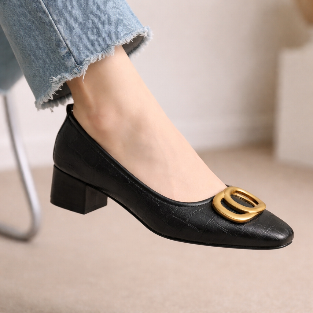 Opium Crest Stiletto Heels