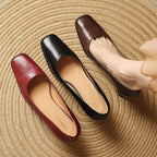 Oriel Square Leather Pumps