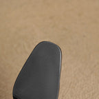 Elviera Square-Toe Leather Heels