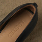 Calenne Leather Kitten Heels" can be rephrased as "Calenne Elegant Leather Kitten Heels.