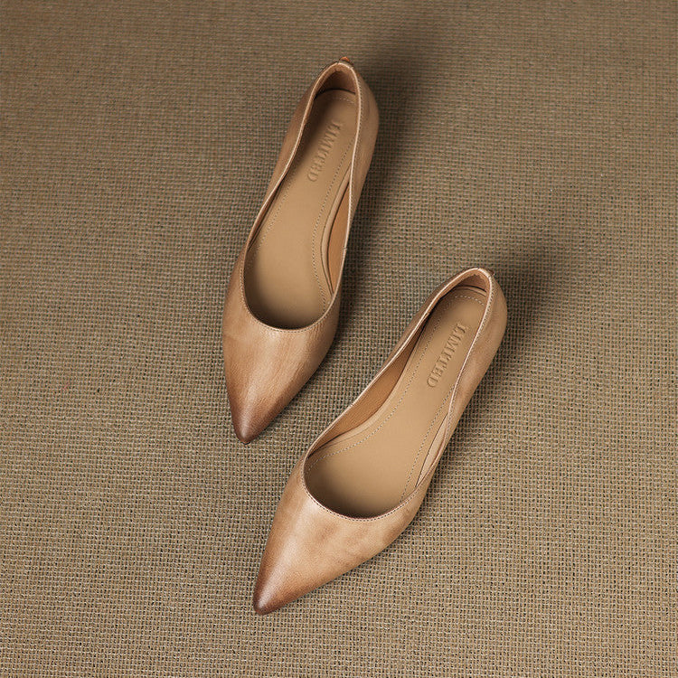 Authentic Leather Flats by Arla