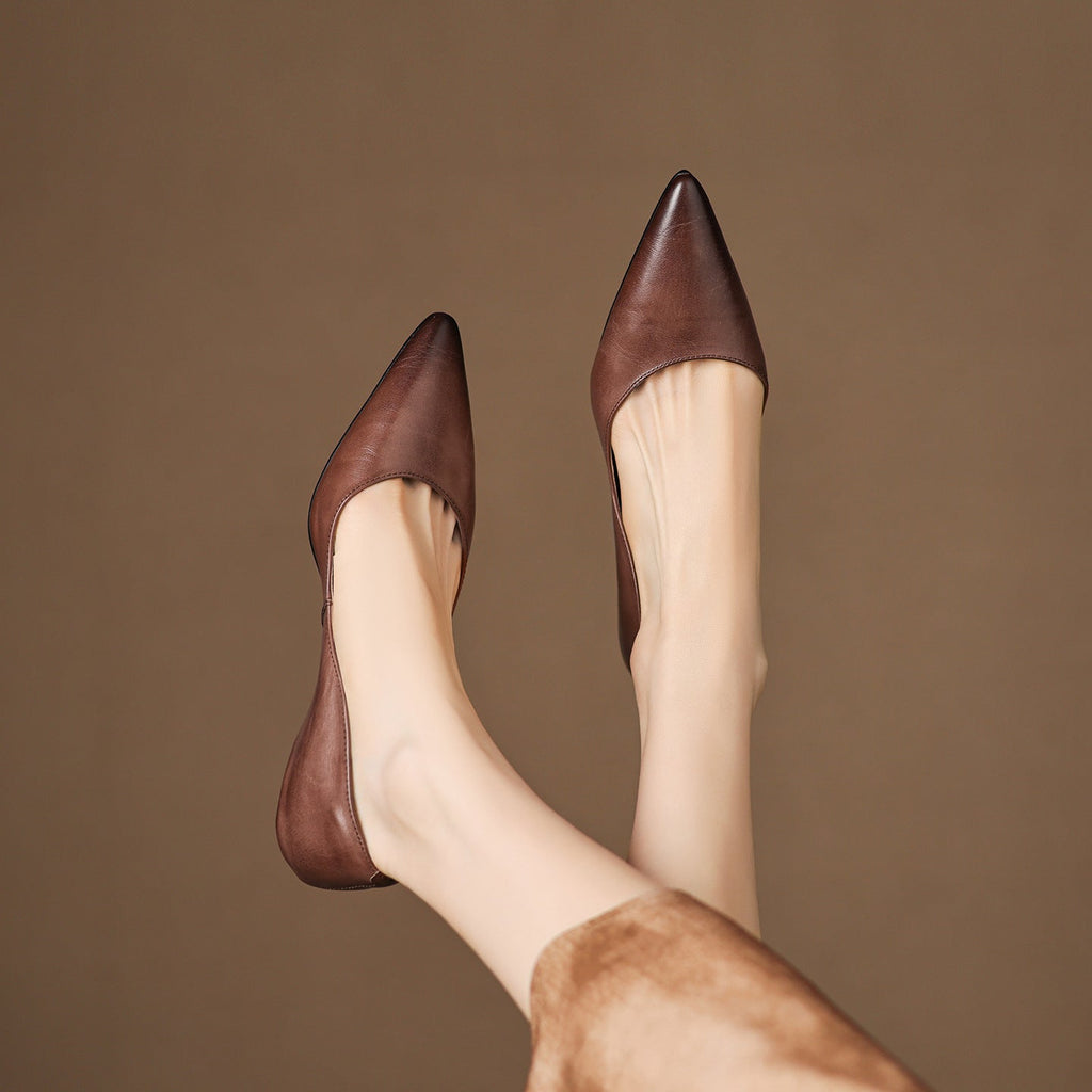 Authentic Leather Flats by Arla