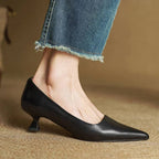 Serane Leather High Heels