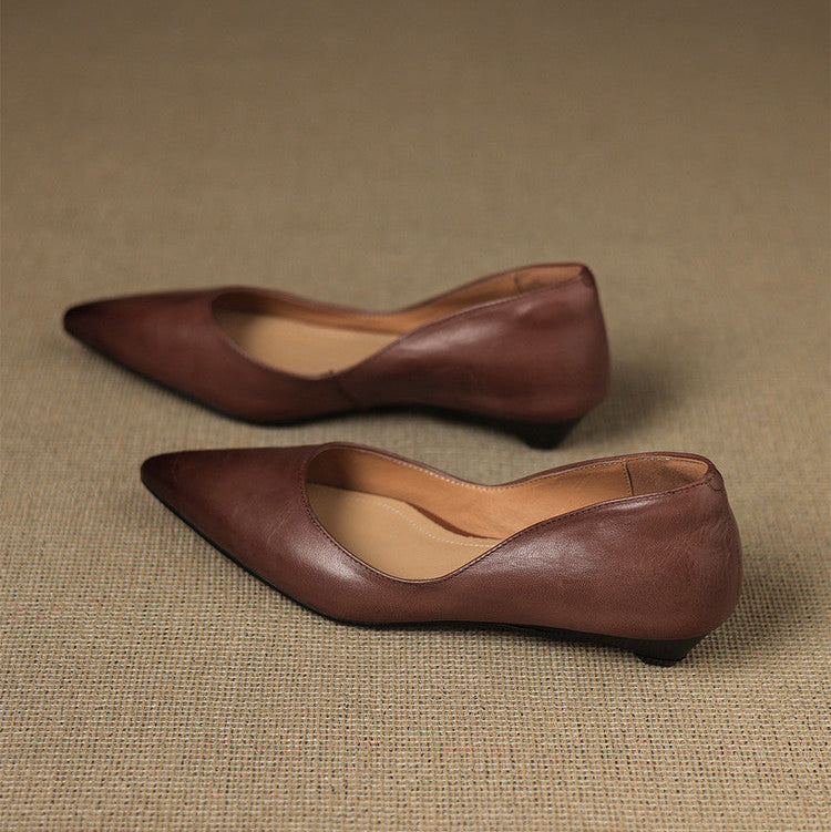 Authentic Leather Flats by Arla
