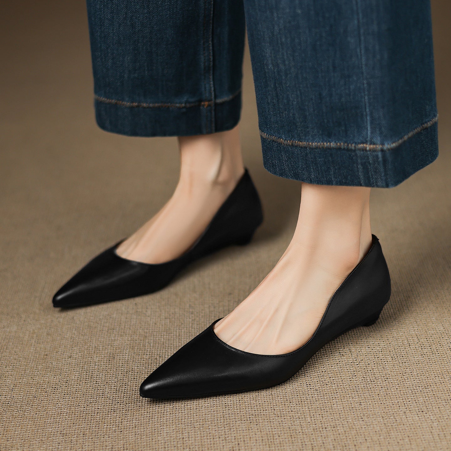 Authentic Leather Flats by Arla