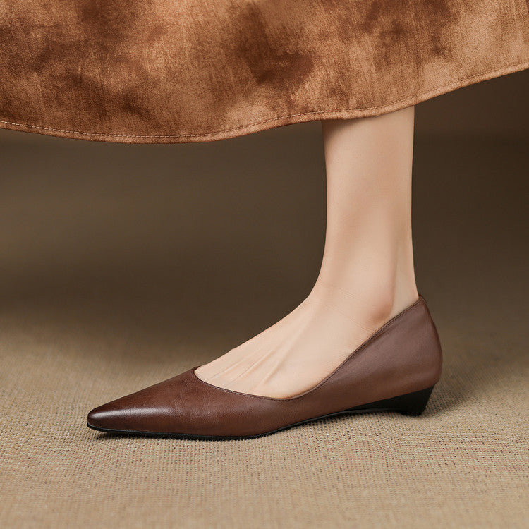 Authentic Leather Flats by Arla