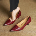 Serane Leather High Heels