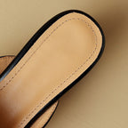 Marloe Sleek Pointed Leather Slippers