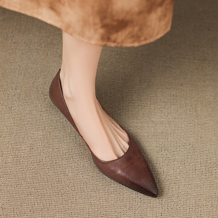 Authentic Leather Flats by Arla