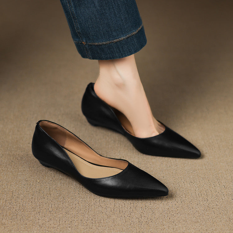 Authentic Leather Flats by Arla