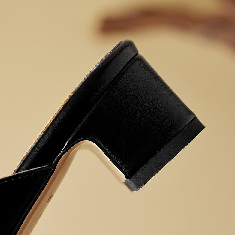 Marloe Sleek Pointed Leather Slippers