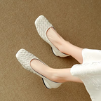 Marcelle Genuine Leather Ballet Flats