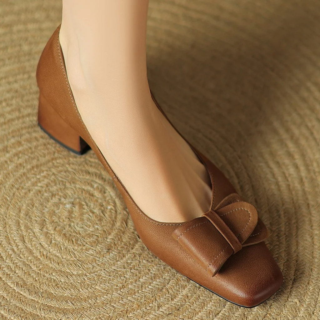 Roselle Leather High Heels