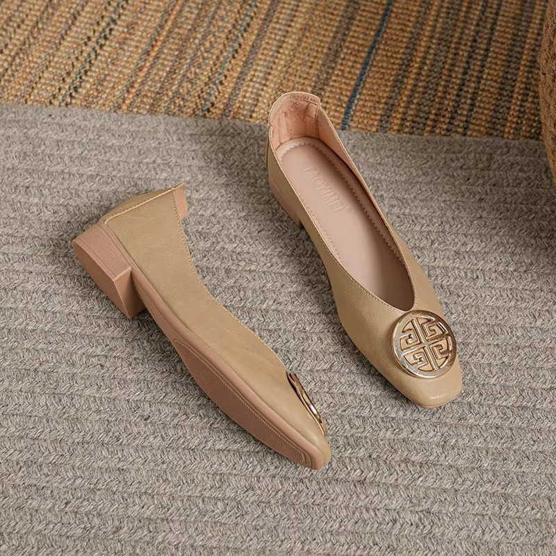 Orchard Leather Ballerina Flats