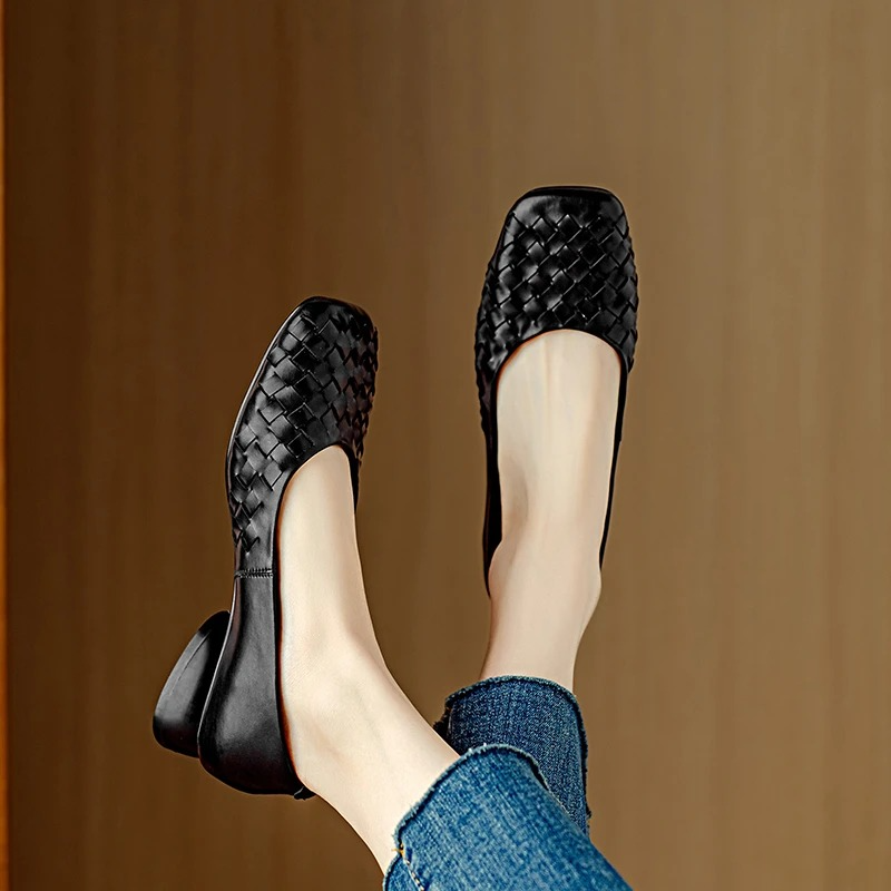 Marcelle Genuine Leather Ballet Flats