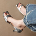 Valenti Leather High Heels