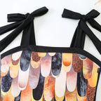 2025 Stylish Two-Piece Women's Bikini Set - Push-Up Floral Print Swimwear, Sling Beachwear, Brazilian Cut