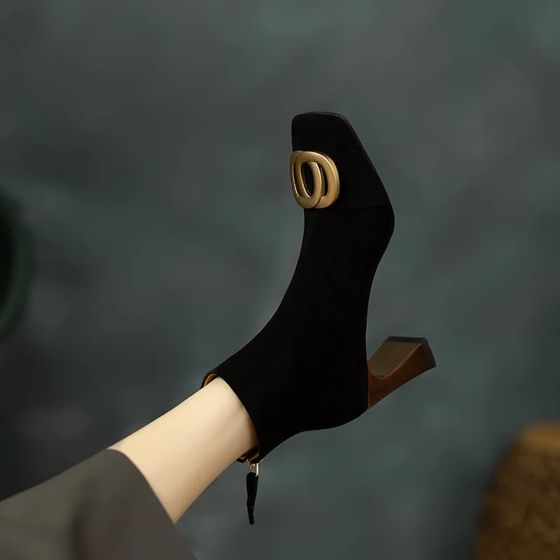Velvet Opium Ankle Boots