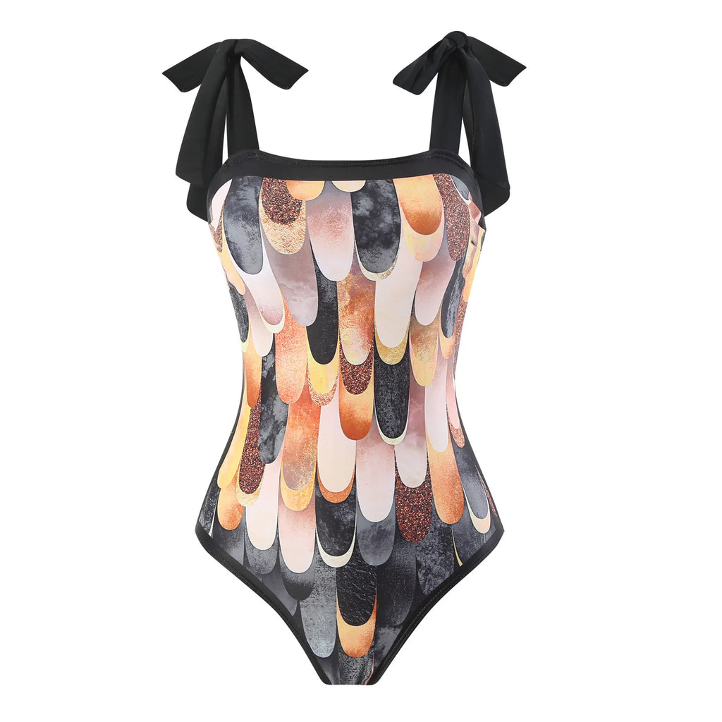 2025 Stylish Two-Piece Women's Bikini Set - Push-Up Floral Print Swimwear, Sling Beachwear, Brazilian Cut