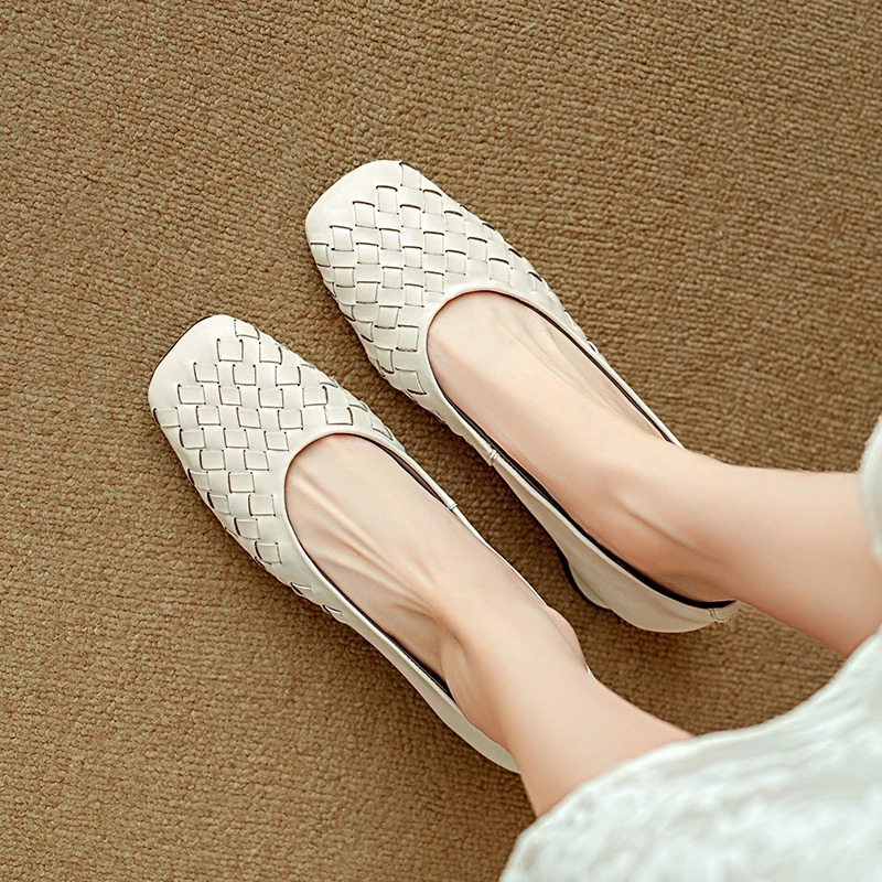 Marcelle Genuine Leather Ballet Flats