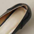 Célora Leather Ribbon Heels