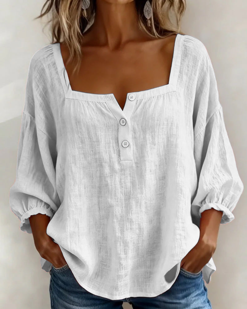 Lumi™ | Casual Button Blouse