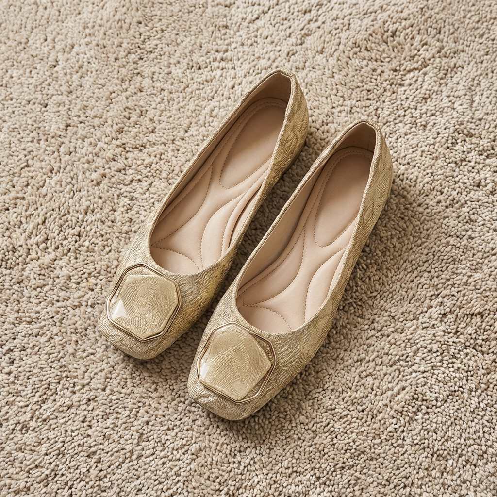 Liora Mesh Ballerina Flats