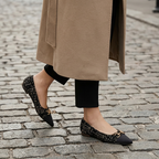Verona Tweed Ballerina Shoes