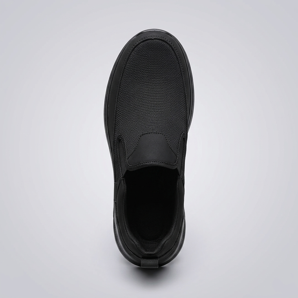 Finn slip-on orthopedic shoe top down wide toe box