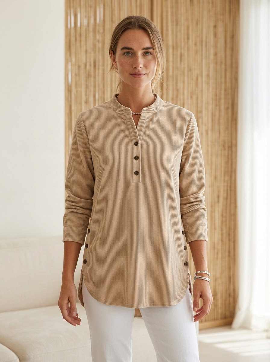 Neris top light tan