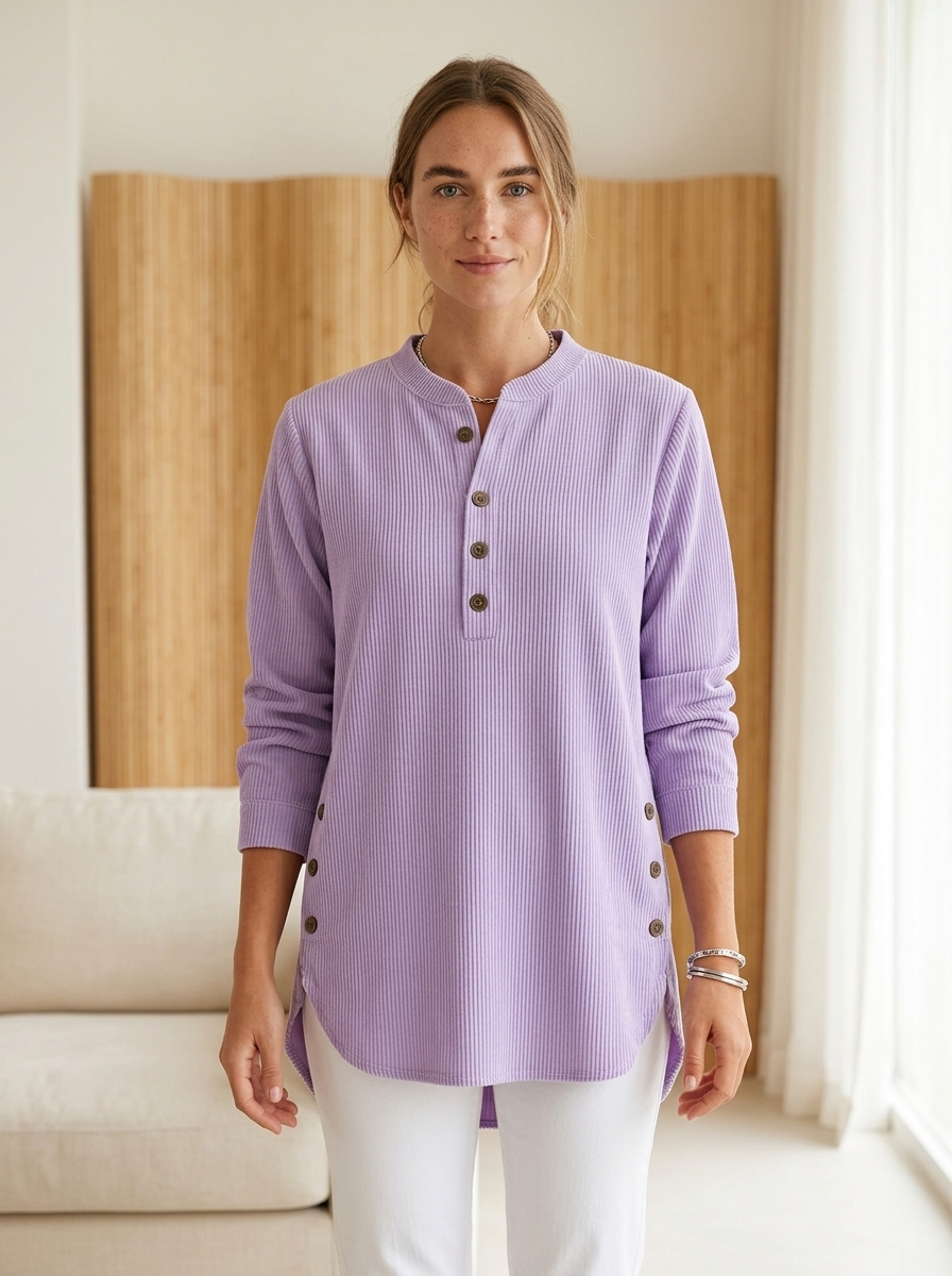 Neris top lilac purple
