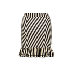 Ruffle Striped Print Swimsuit Set(s)